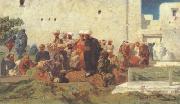 Eugene Fromentin Moorish Burial (san25) oil on canvas